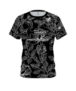 Hammer Inverted Flower Tattoo CoolWick Bowling Jersey