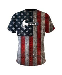 Alternative view of Hammer Iron Flag CoolWick Bowling Jersey