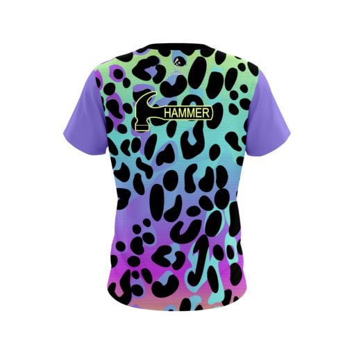 Hammer Neon Frank Leopard CoolWick Bowling Jersey - Image 2