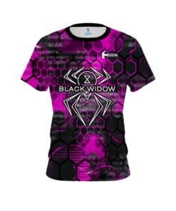 Hammer Black Widow Pink Honeycomb CoolWick Bowling Jersey