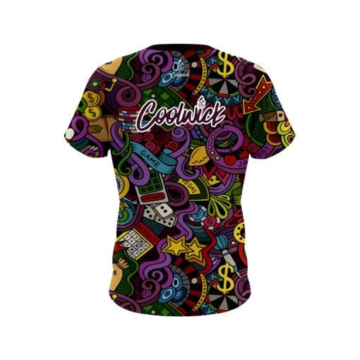 Madison Beck Casino All Over CoolWick Bowling Jersey - Image 2