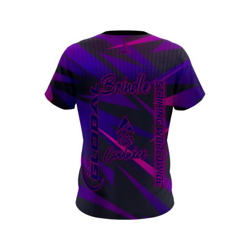 900 Global Ben Brindle Magenta CoolWick Bowling Jersey - Image 2