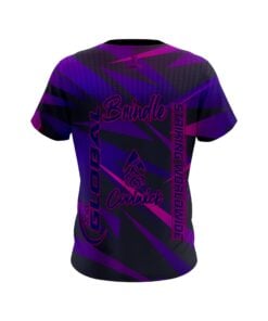 Alternative view of 900 Global Ben Brindle Magenta CoolWick Bowling Jersey