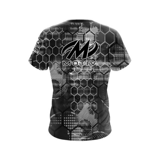 Motiv Blackout Honeycomb CoolWick Bowling Jersey - Image 2