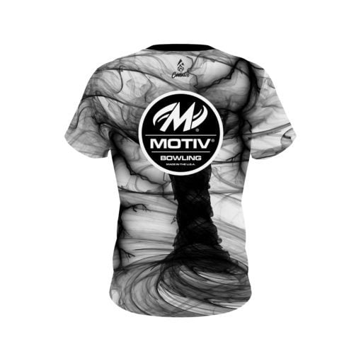 Motiv Electrical Tornado Black 2.0 CoolWick Bowling Jersey - Image 2