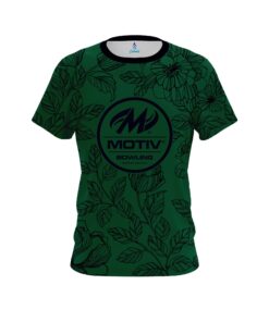 Motiv Jade Flower Tattoo CoolWick Bowling Jersey
