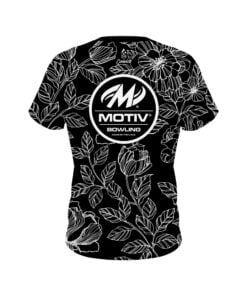 Alternative view of Motiv Inverted Flower Tattoo CoolWick Bowling Jersey