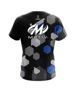 Alternative view of Motiv Geometric Monochrome CoolWick Bowling Jersey
