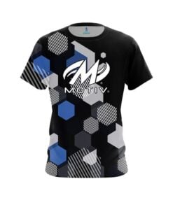 Motiv Geometric Monochrome CoolWick Bowling Jersey