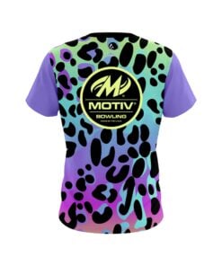 Alternative view of Motiv Neon Frank Leopard CoolWick Bowling Jersey