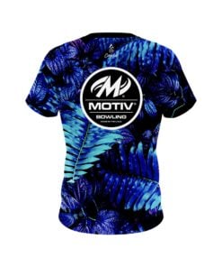 Alternative view of Motiv Neon Palm Leaves CoolWick Bowling Jersey