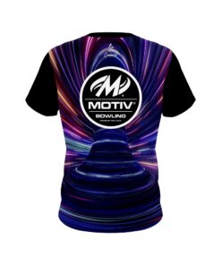 Alternative view of Motiv Neon Tornado CoolWick Bowling Jersey
