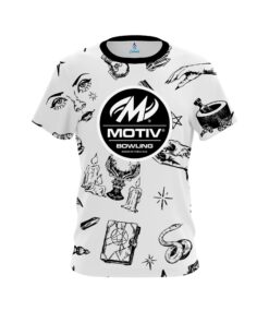 Motiv White Witches CoolWick Bowling Jersey