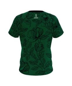 Alternative view of Plain Jade Flower Tattoo CoolWick Bowling Jersey