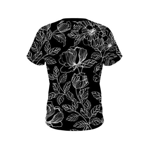 Plain Inverted Flower Tattoo CoolWick Bowling Jersey - Image 2