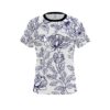Pyramid Navy Flower Tattoo CoolWick Bowling Jersey