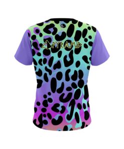 Alternative view of Pyramid Neon Frank Leopard CoolWick Bowling Jersey