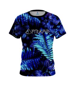 Pyramid Neon Palm Leaves CoolWick Bowling Jersey