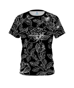 Radical Inverted Flower Tattoo CoolWick Bowling Jersey