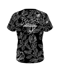 Alternative view of Radical Inverted Flower Tattoo CoolWick Bowling Jersey