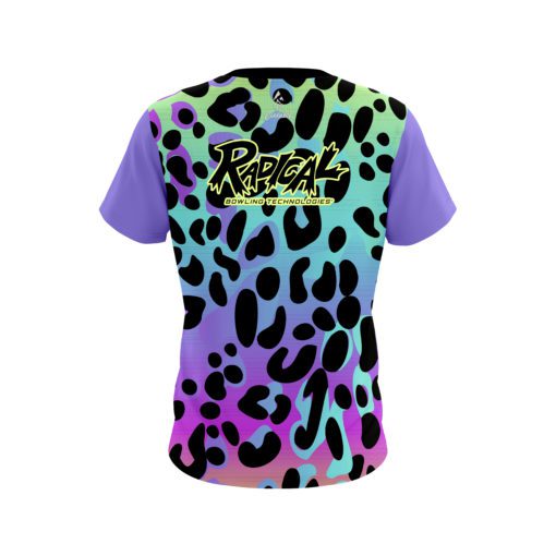 Radical Neon Frank Leopard CoolWick Bowling Jersey - Image 2