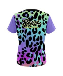 Alternative view of Radical Neon Frank Leopard CoolWick Bowling Jersey