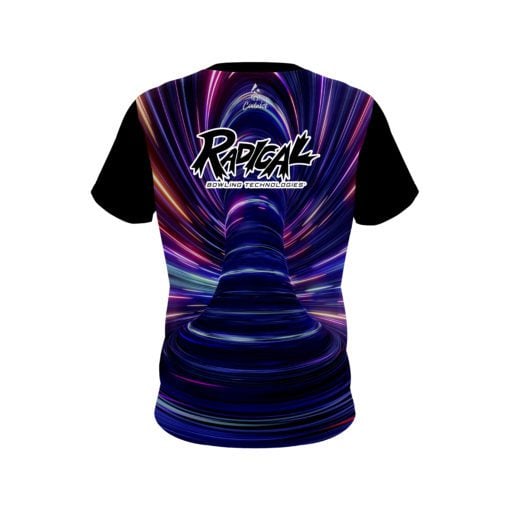 Radical Neon Tornado CoolWick Bowling Jersey - Image 2