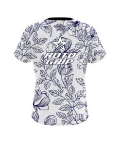 Alternative view of Roto Grip Navy Flower Tattoo CoolWick Bowling Jersey