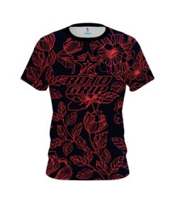 Roto Grip Navy Red Flower Tattoo CoolWick Bowling Jersey