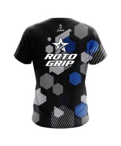 Alternative view of Roto Grip Geometric Monochrome CoolWick Bowling Jersey
