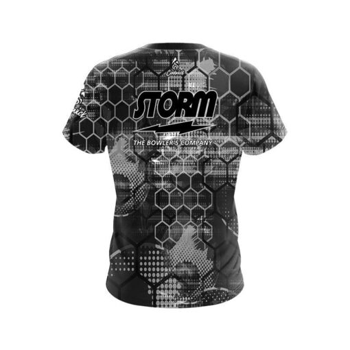 Storm Blackout Honeycomb CoolWick Bowling Jersey - Image 2
