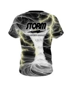 Alternative view of Storm Electrical Tornado White CoolWick Bowling Jersey