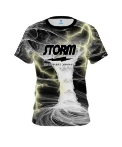 Storm Electrical Tornado White CoolWick Bowling Jersey