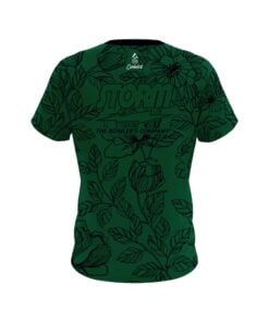 Alternative view of Storm Jade Flower Tattoo CoolWick Bowling Jersey