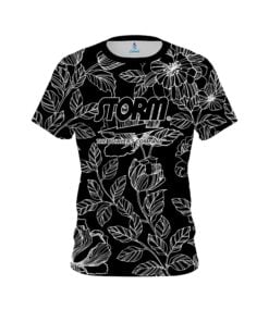 Storm Inverted Flower Tattoo CoolWick Bowling Jersey