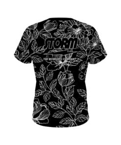 Alternative view of Storm Inverted Flower Tattoo CoolWick Bowling Jersey
