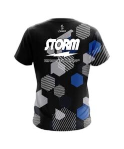 Alternative view of Storm Geometric Monochrome CoolWick Bowling Jersey