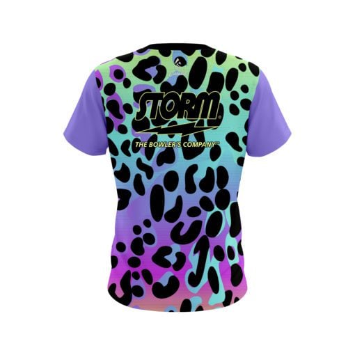 Storm Neon Frank Leopard CoolWick Bowling Jersey - Image 2