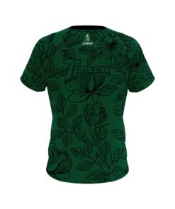 Alternative view of Track Jade Flower Tattoo CoolWick Bowling Jersey