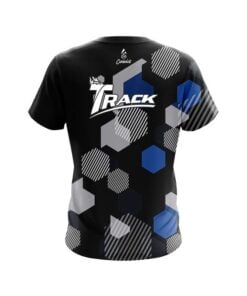 Alternative view of Track Geometric Monochrome CoolWick Bowling Jersey