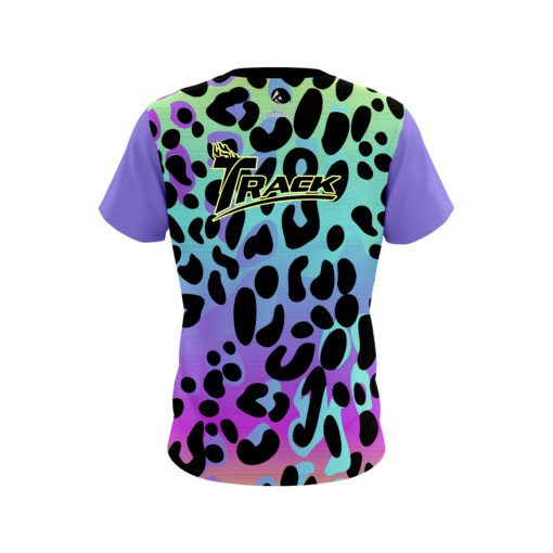Track Neon Frank Leopard CoolWick Bowling Jersey - Image 2