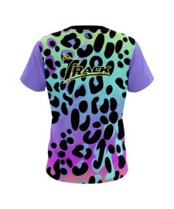 Alternative view of Track Neon Frank Leopard CoolWick Bowling Jersey