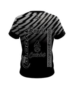 Alternative view of 900 Global Ben Brindle Zig Zag Grey CoolWick Bowling Jersey