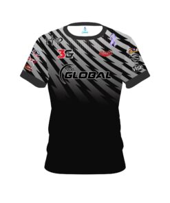 900 Global Ben Brindle Zig Zag Grey CoolWick Bowling Jersey