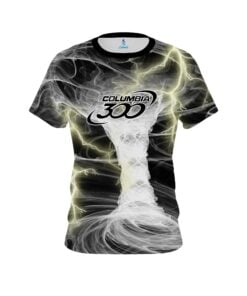 Columbia 300 Electrical Tornado White CoolWick Bowling Jersey