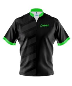 CoolWick Elite Green Treads Sash Zip Jersey