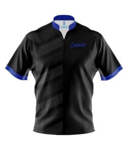 CoolWick Elite Blue Treads Sash Zip Jersey