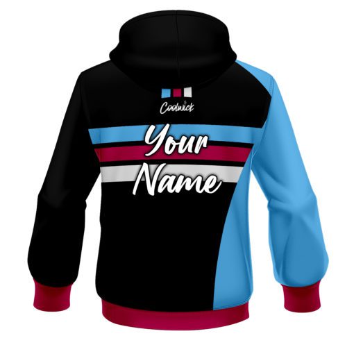 CoolWick Elite Expo Cyan Hoodie - Image 2