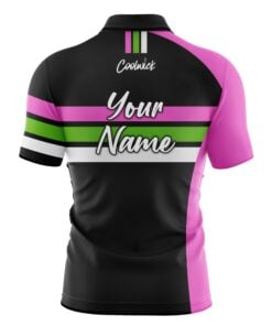 Alternative view of CoolWick Elite Expo Pink Sash Zip Jersey