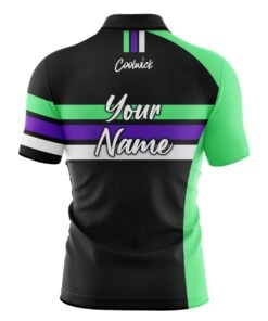 Alternative view of CoolWick Elite Expo Purple Sash Zip Jersey